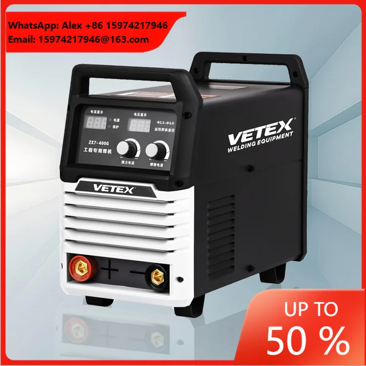 Factory OEM New Model 400A 220V Inverter Gas Shielded MIG/MAG/TIG/MMA Welding Machine Small Portable Arc Welding Equipment