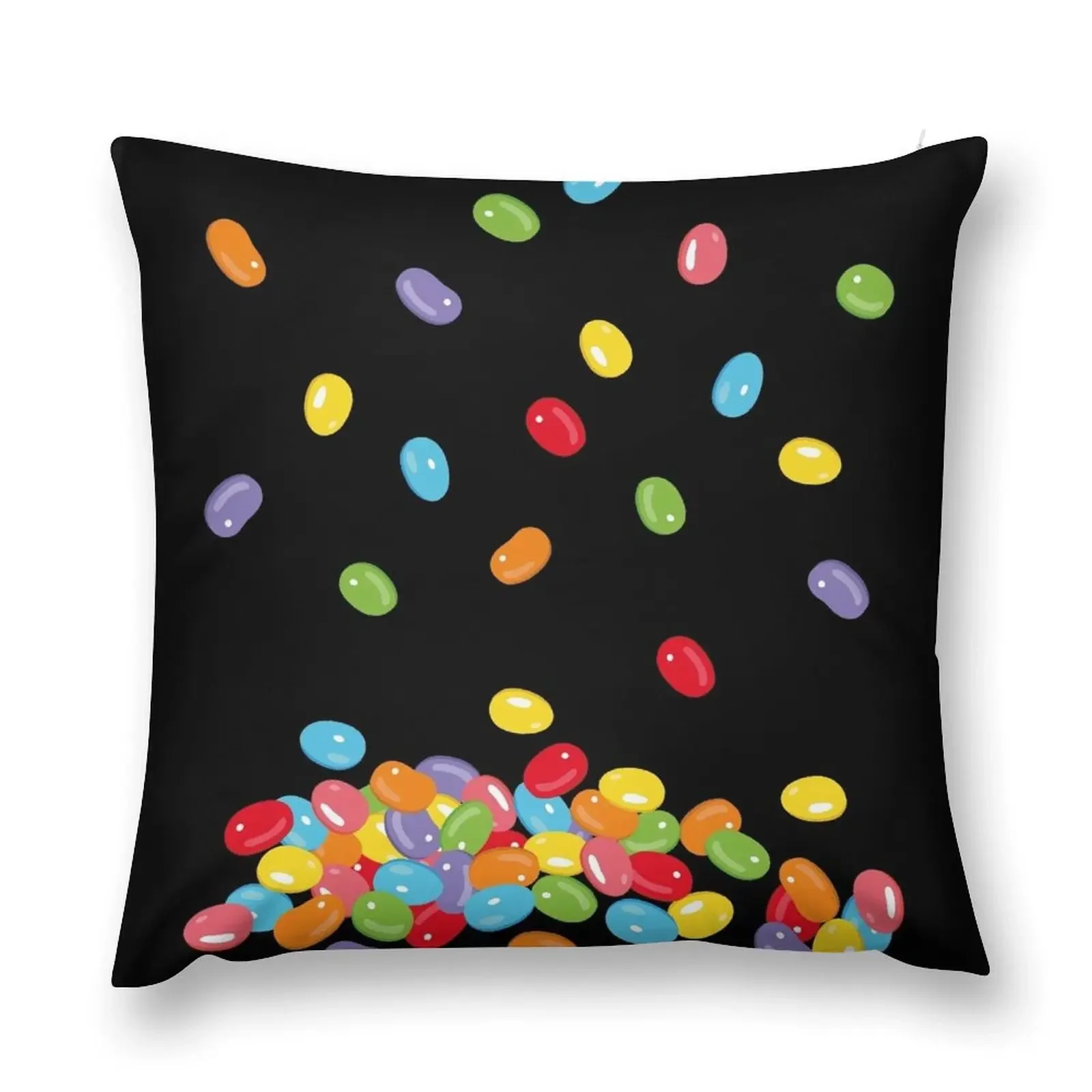 Cute Easter Jelly Beans Sweets Candy Throw Pillow ornamental pillows Sofa Pillow Cover Cushion Cover Set pillow