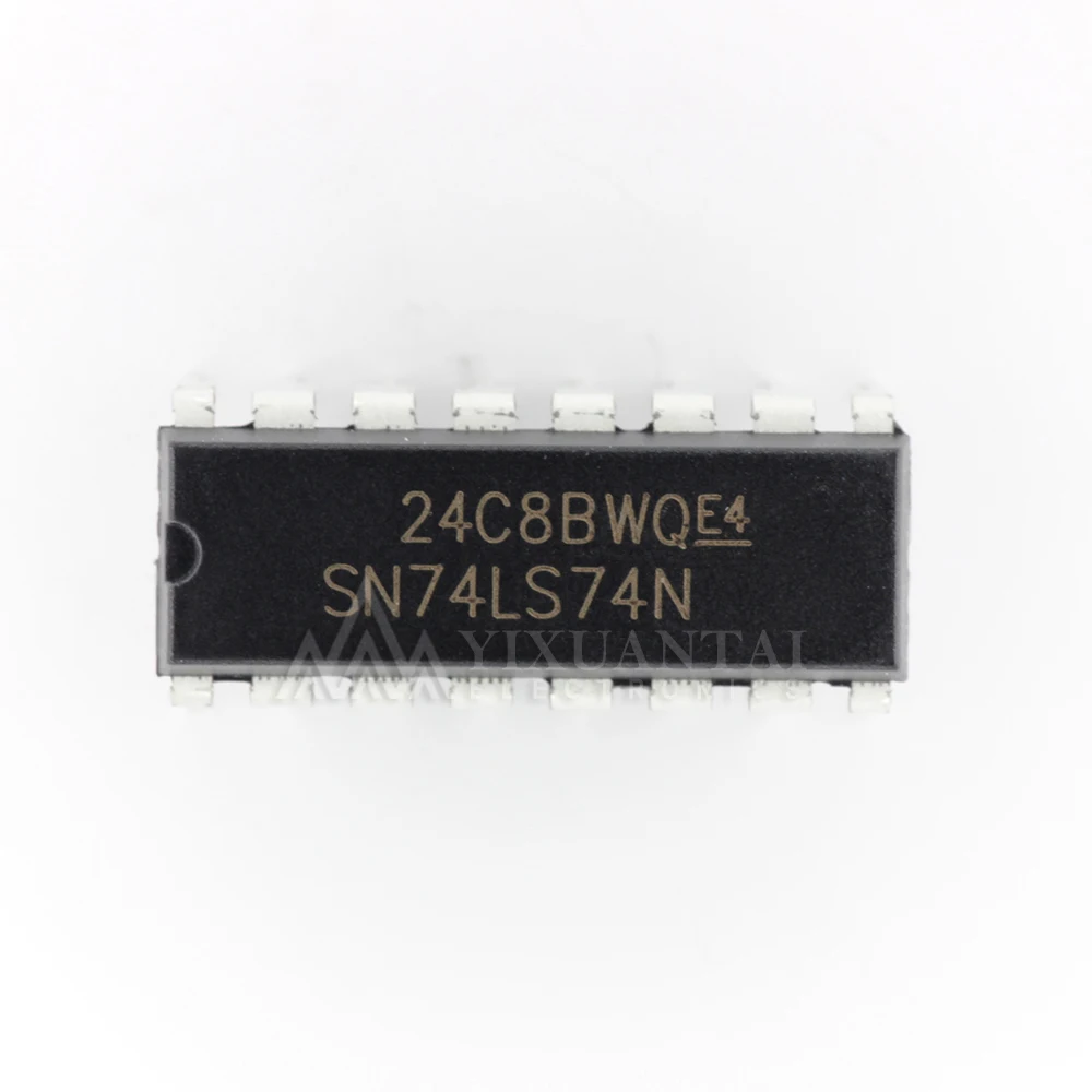 5pcs original HD74LS74AP  74LS74A DIP14   SN74LS74AN SN74LS74N 74LS74   IC FF D-TYPE DOUBLE 1BIT 14DIP