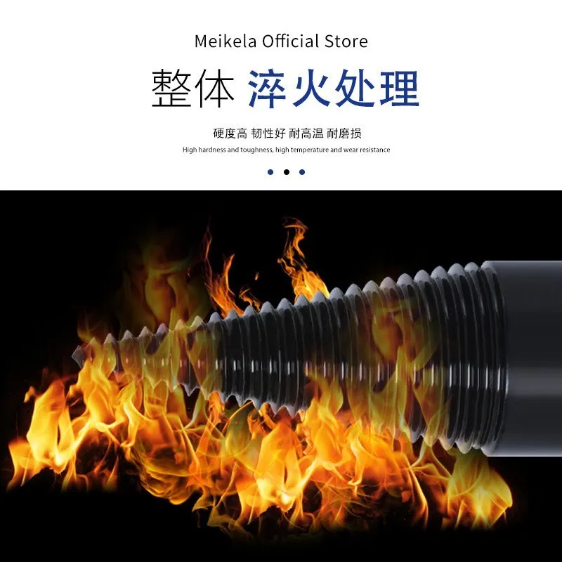 Meikela 6Pcs 32/42mm Firewood Splitter Cone Drill Bit Round Hex Square Shank Wood breaker Split Woodworking Tools