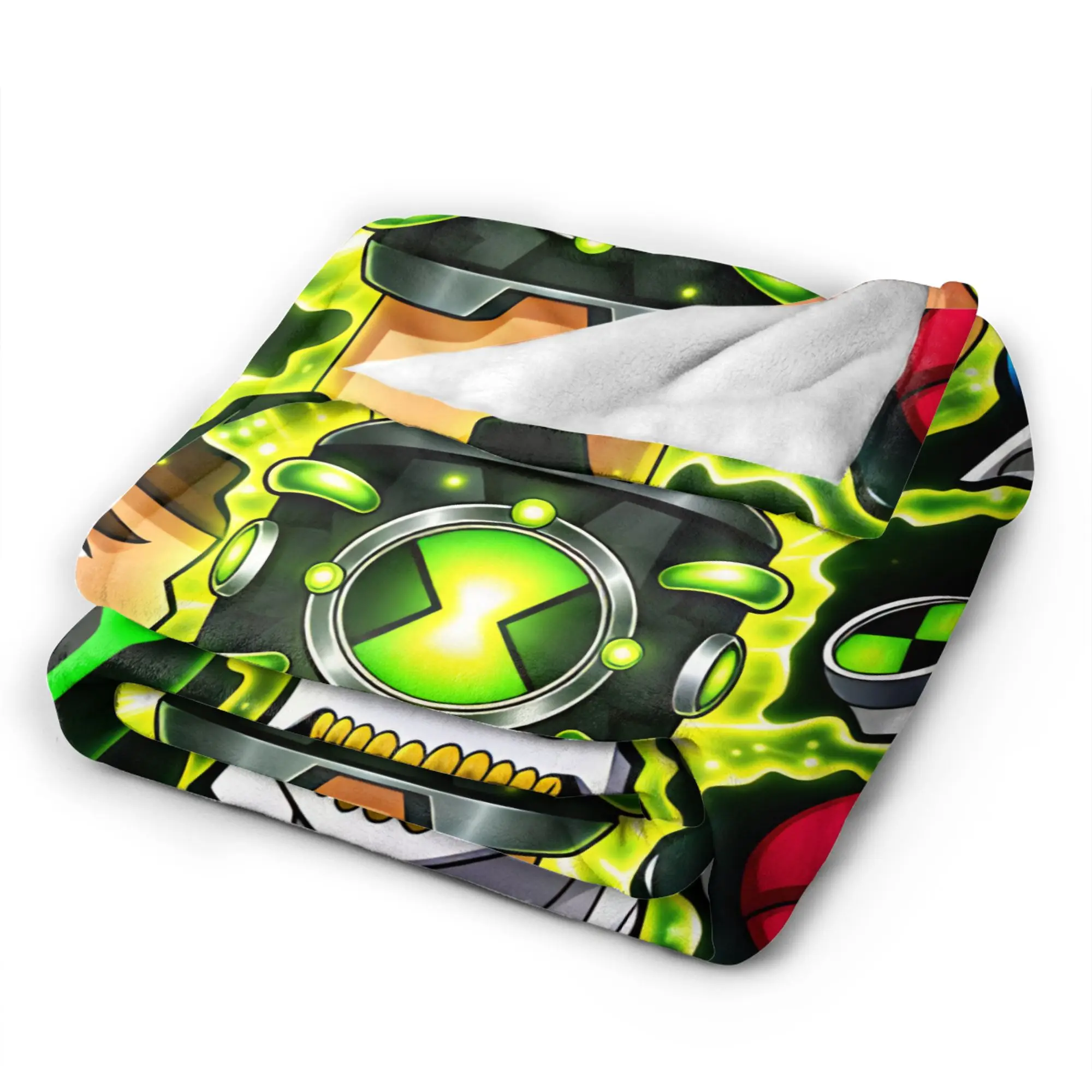 Ben 10 Cartoon Blanket Quality Soft Comfy  Throw Blanket Winter Camping Home Decor Funny Bedspread