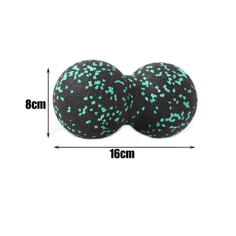 EPP كرات الفول السوداني تدليك الجسم فآسيا الكرة اليوغا كتلة رغوة عالية الكثافة العضلات الاسترخاء لاكروس ممارسة اللياقة البدنية تخفيف الألم