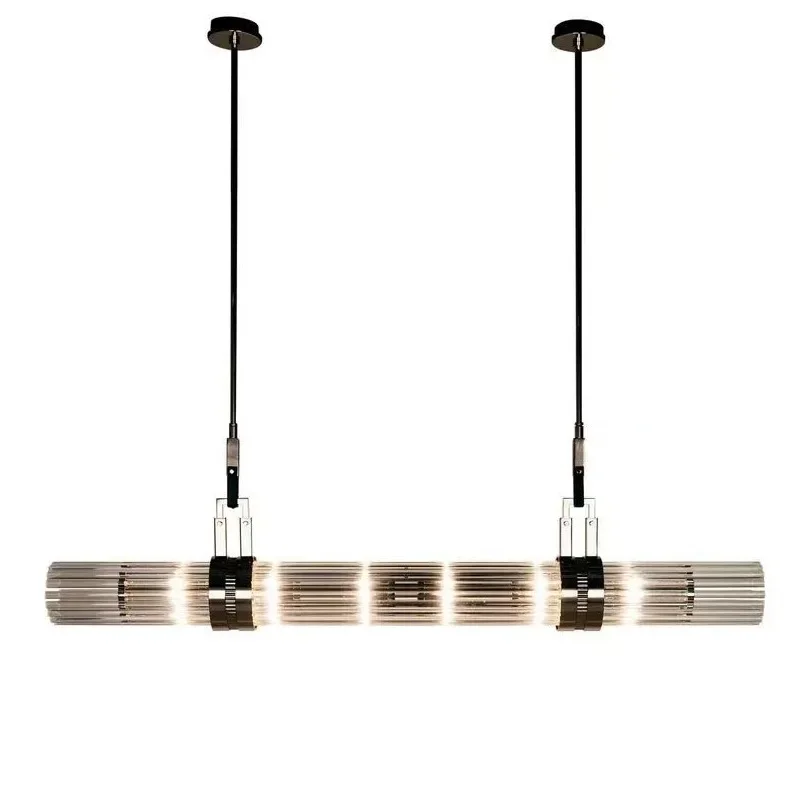 

Postmodern designer personality strip lamp Nordic simple shop bar chandelier