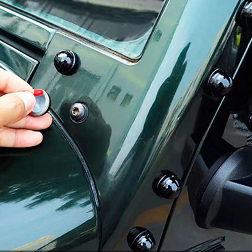 For BAIC BJ40L BJ40Plus 2018 A Pillar Screw Protector Cap Auto Engine Hood Door Bolt Anti-rust Decorative Covers