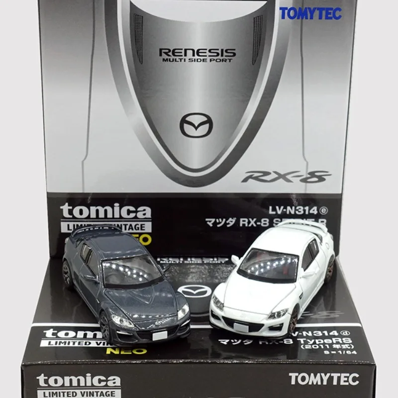 TAKARA TOMY TOMYTEC TLV-N314e/d Mazda RX-8 TypeRS SpiritR Legierung Kraftfahrzeug Spielzeug Druckguss Metall Modell Sammlung Jungen Geschenke