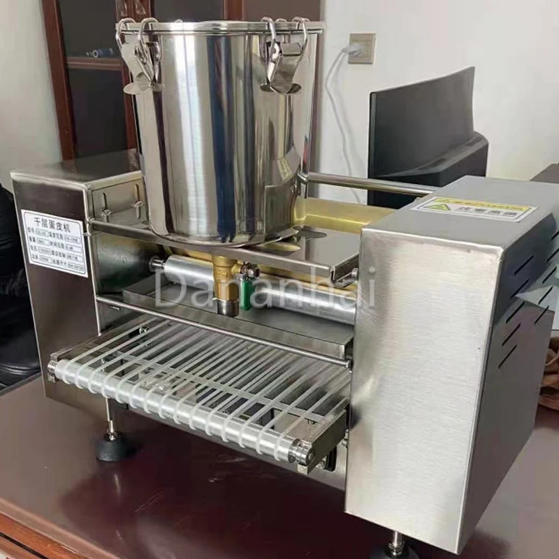 

Popular Roast Duck Roll Pancake Machine Commercial Circular Corn Cake Skin Forming Machine