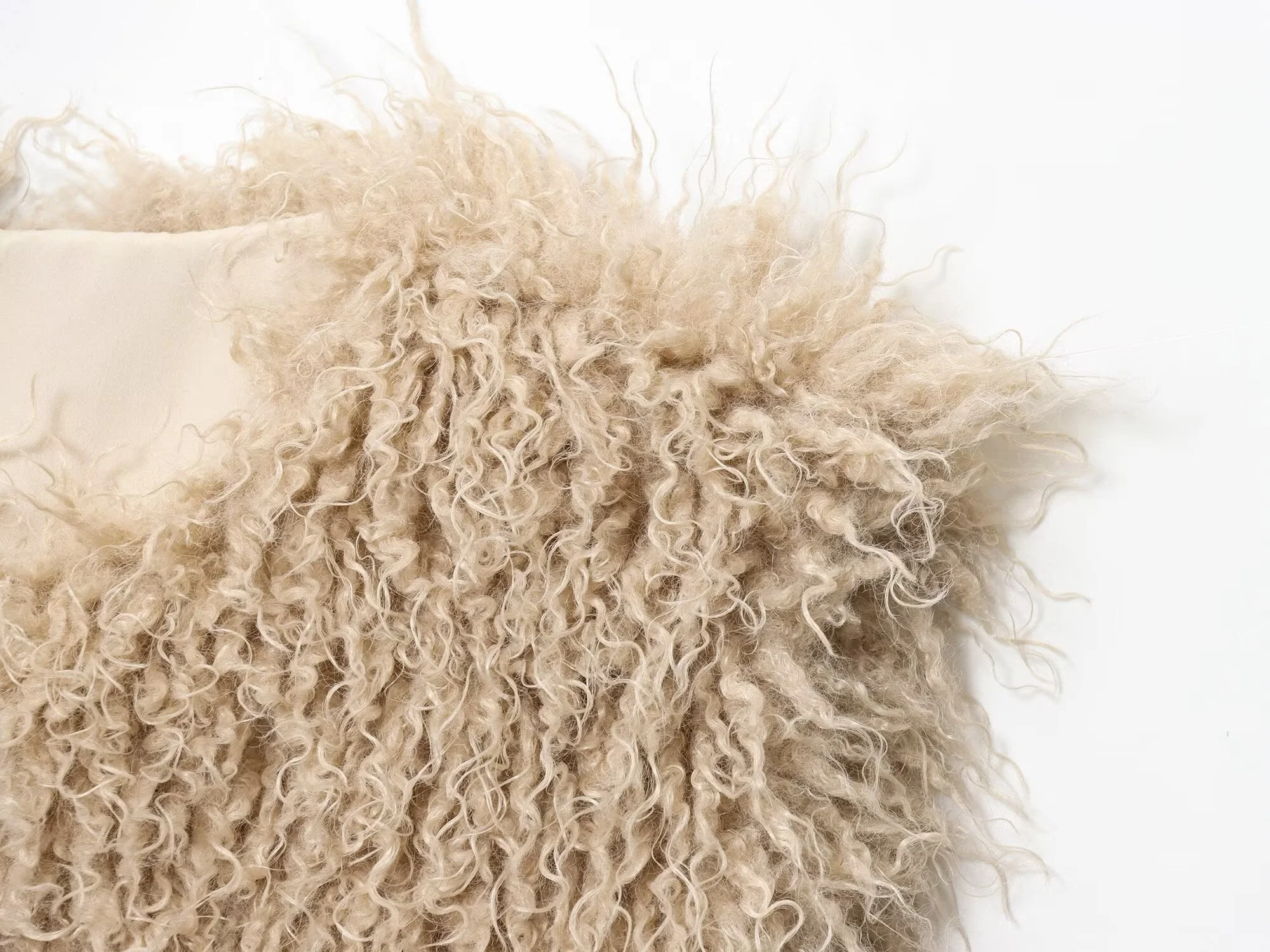 خريف جديد أزياء المرأة عارضة مزاجه بسيط جولة الرقبة بلا أكمام مع حزام سترة سترة أفخم #3