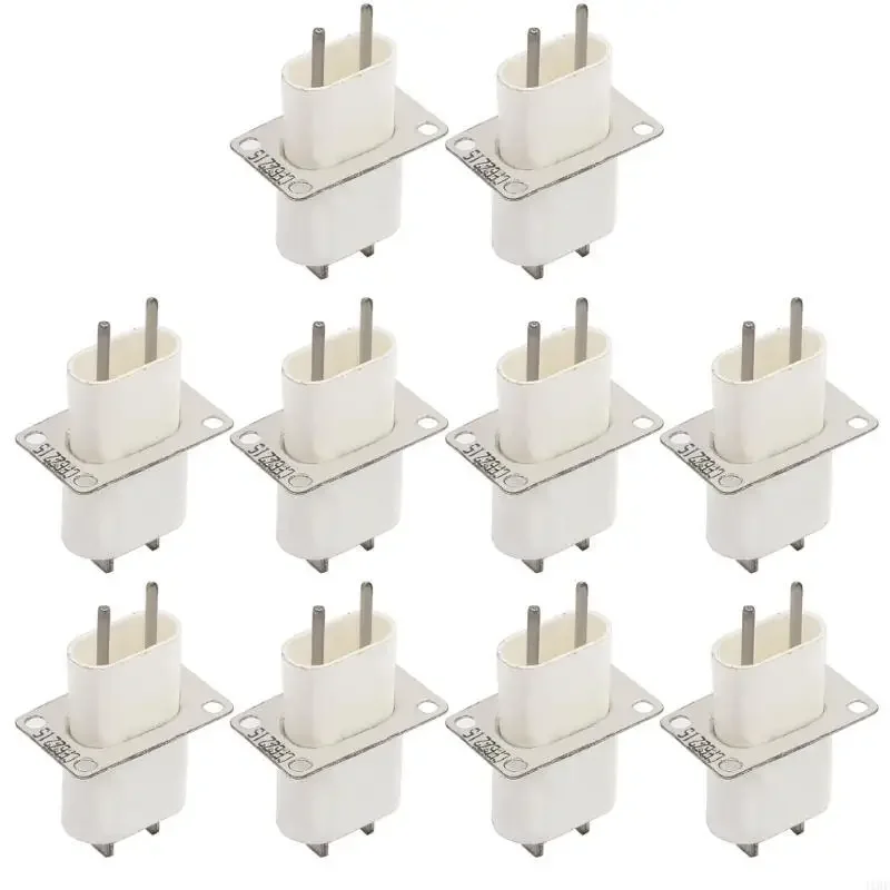 J1HF - Juego de 10 Conectores de Filamento para Horno Microondas, Accesorios Confiables para Horno Microondas, Conector de Magnetrón para Horno Microondas, Repuesto para Horno Microondas