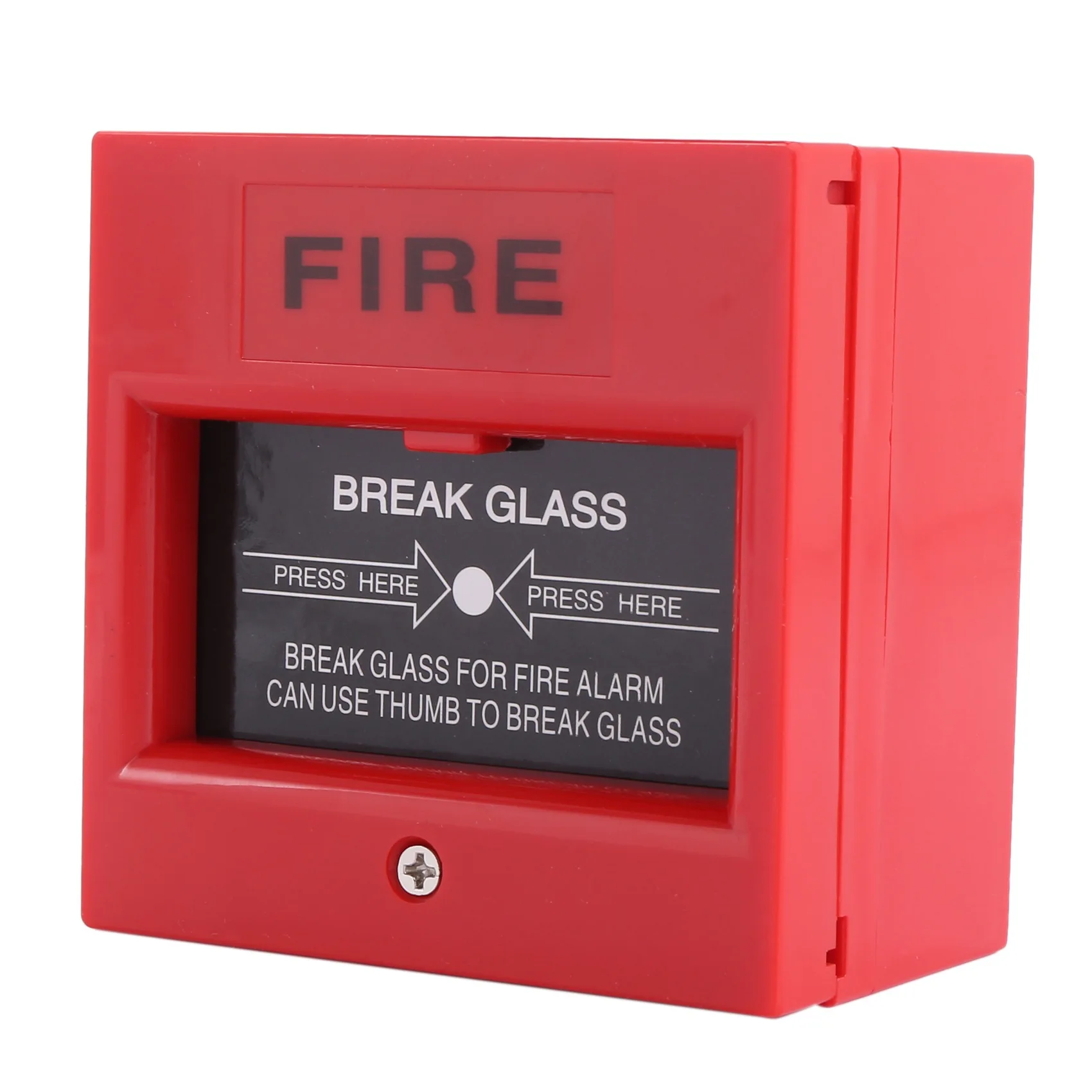 Estación de extracción de alarma de incendios, punto de llamada Manual reiniciable, CA 250V/12V, cc 12V