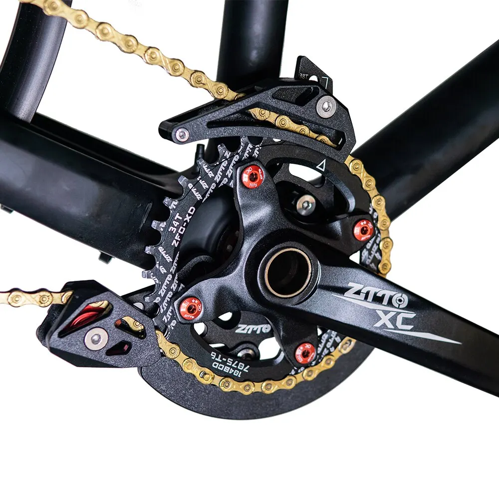 ZTTO MTB ISCG05 Chain Guide BB Mount 1x Mountain Bike Pulley Chains Stabilizer DH 32-38T Chainring Protector Plate Bicycle CG04