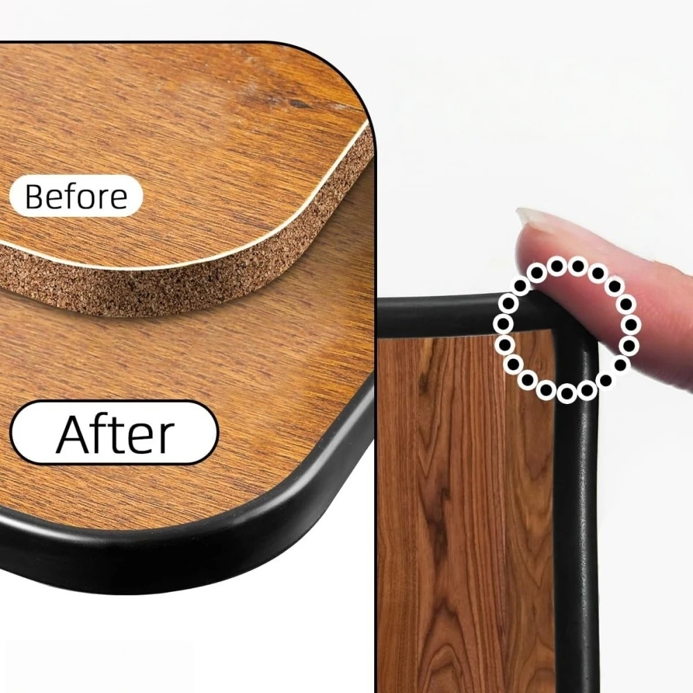 Banda de borde de gabinete autoadhesiva en forma de U, 18mm x 5m/10m, perfecta para protección de bordes de armarios, restauración de tableros de madera, 1 ud.