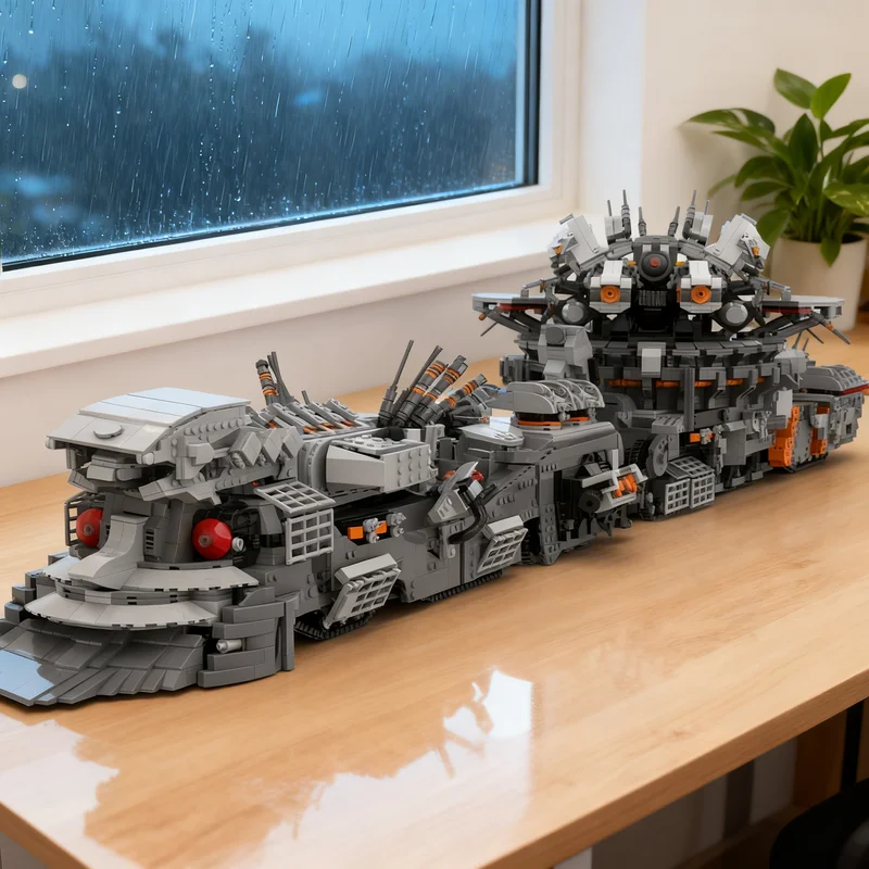 

10747 деталей MOC Alteisen MKVI: Модель поезда, конструктор, подарок, креативный коллекционный декор, премиум-класс, для взрослых и детей, для дома и офиса