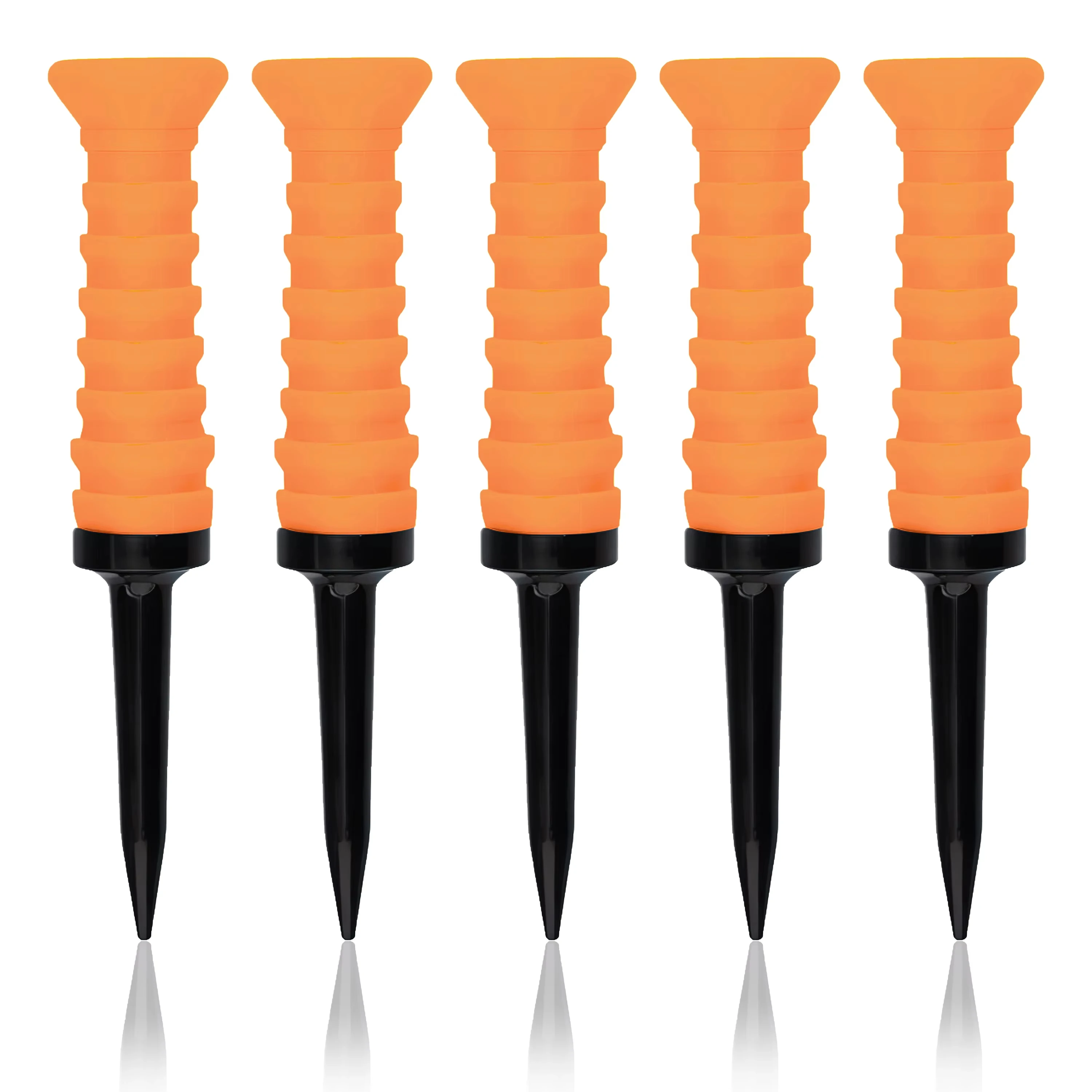 5 Stück 360 ° Flexible Gummi-Golftees, 3,27 Zoll_83mm, Langlebig, Reibungsarm, Leuchtende Mehrfarben - Ideal für Alltags-Golfer – Detail 6