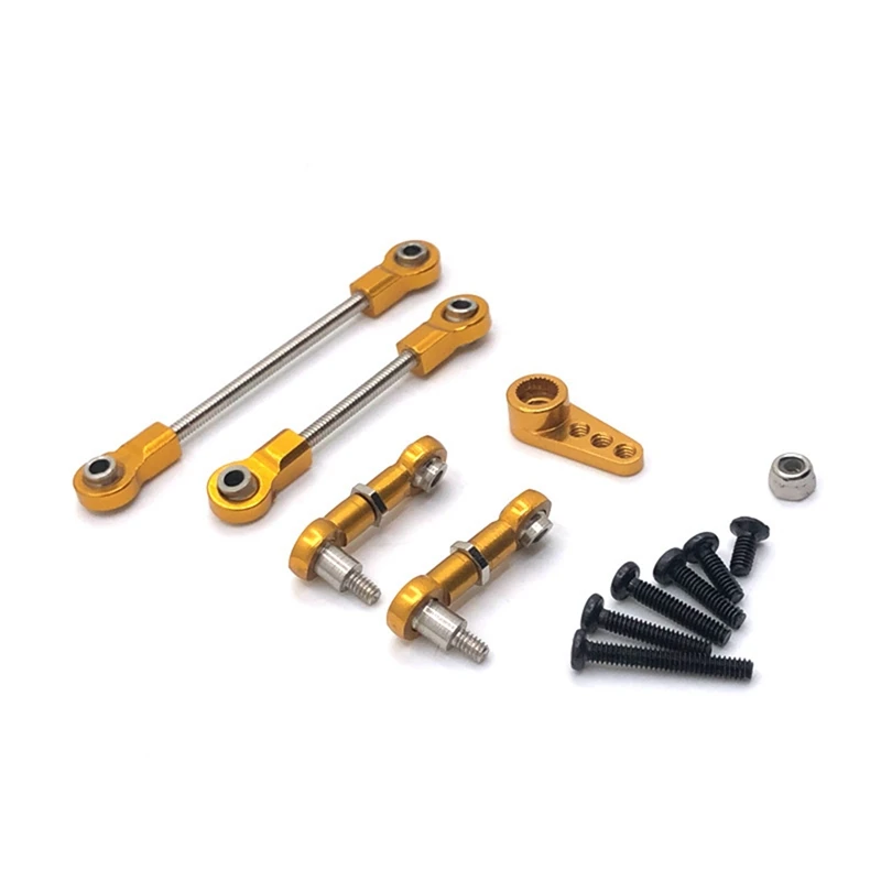 1 Set Metall-Upgrade-Kit Antriebswelle Zugstange Schwenkarm für Wltoys 284131   K969 K989 1/28 RC Autoteile