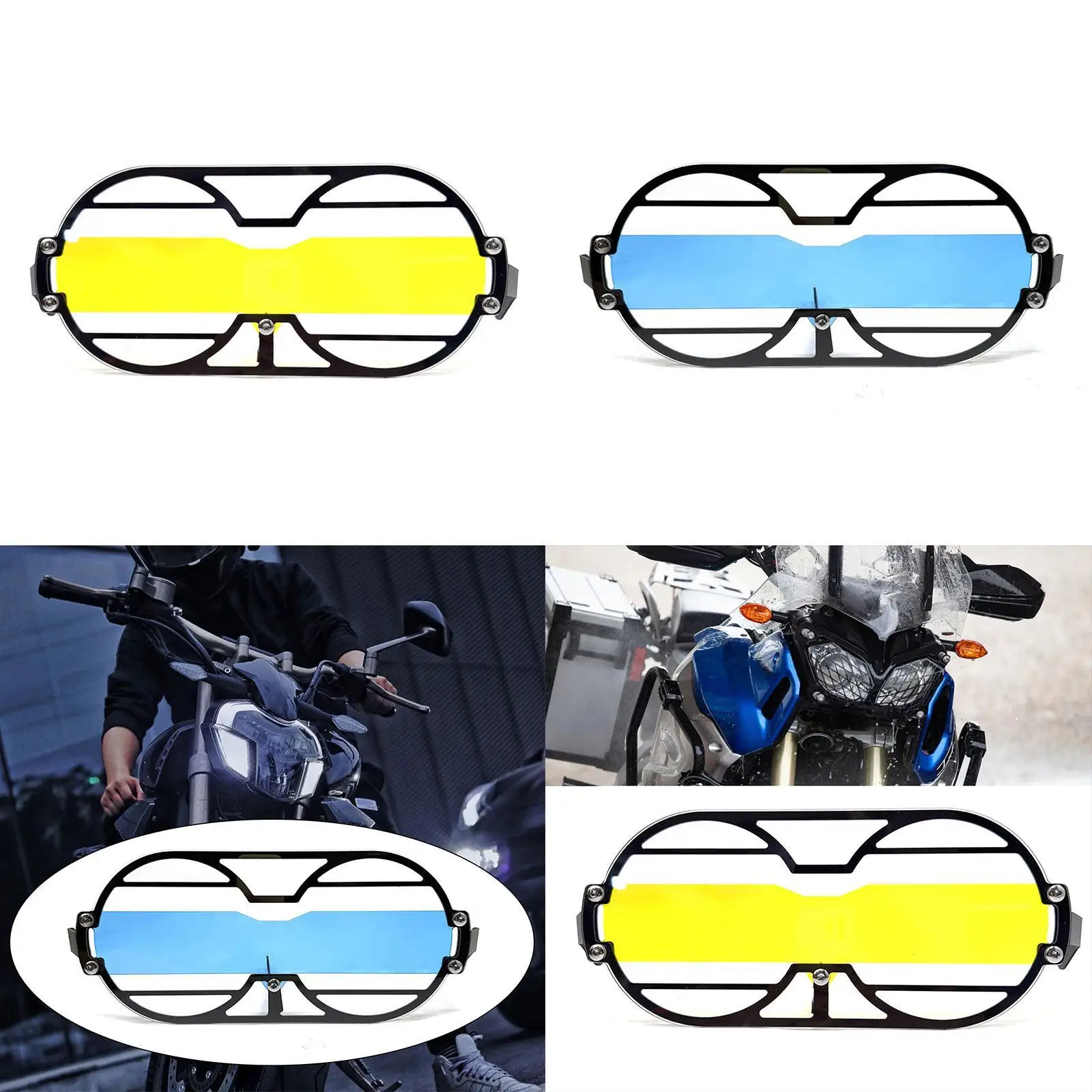 

Защита фар мотоцикла, акриловая, простая в установке, прочная модификация, высокопрочный щиток для фар мотоцикла для V85TT