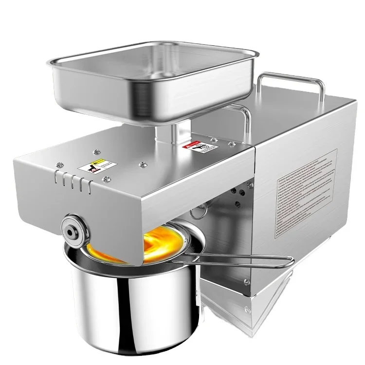 

MJ Mini Screw Oil Pressers Home use Automatic Peanut Sesame Oil Press Machine Coconut Walnut Palm Oil Extractor