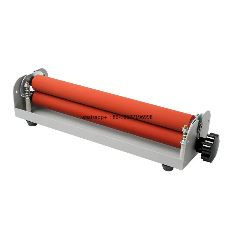 For Photos, Phone Boxes, Handicrafts, 254mm Width Manual Crank Cold Laminate, Portable 12-inch Manual Laminate