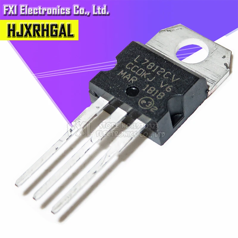 10PCS L7812CV TO220 L7812 TO-220 stabilivolt voltage-regulator tube High quality