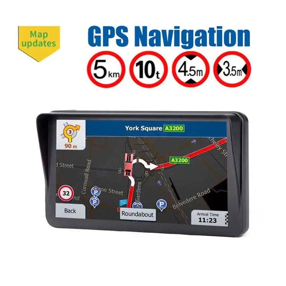 سيارة نظام تحديد المواقع والملاحة شاشة تعمل باللمس ، جهاز ملاحة عالي الدقة ، خريطة ، أوروبا ، أمريكا الشمالية ، 9 بوصة ، 7 بوصة ، 5 بوصة ، 7 بوصة ، 8 جم #6