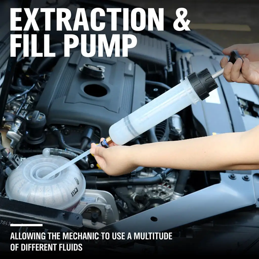 

Ручной насос-экстрактор для перекачки масла (шприц) для замены масла в двигателе, трансмиссии и коробке передач автомобиля, а также для обслуживания тормозной системы