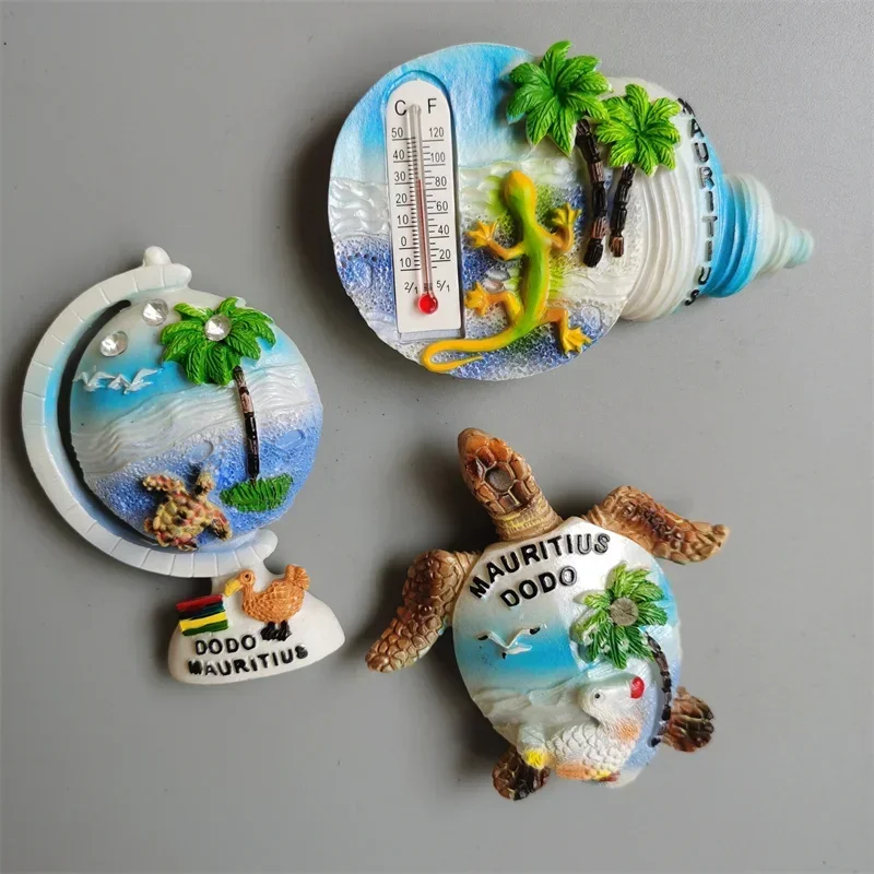 Mauritius Fridge Magnets Tourism Souvenir Dodo Magnetic Stickers Decoration Wall Decoration Travel Gifts Home Decor Collection