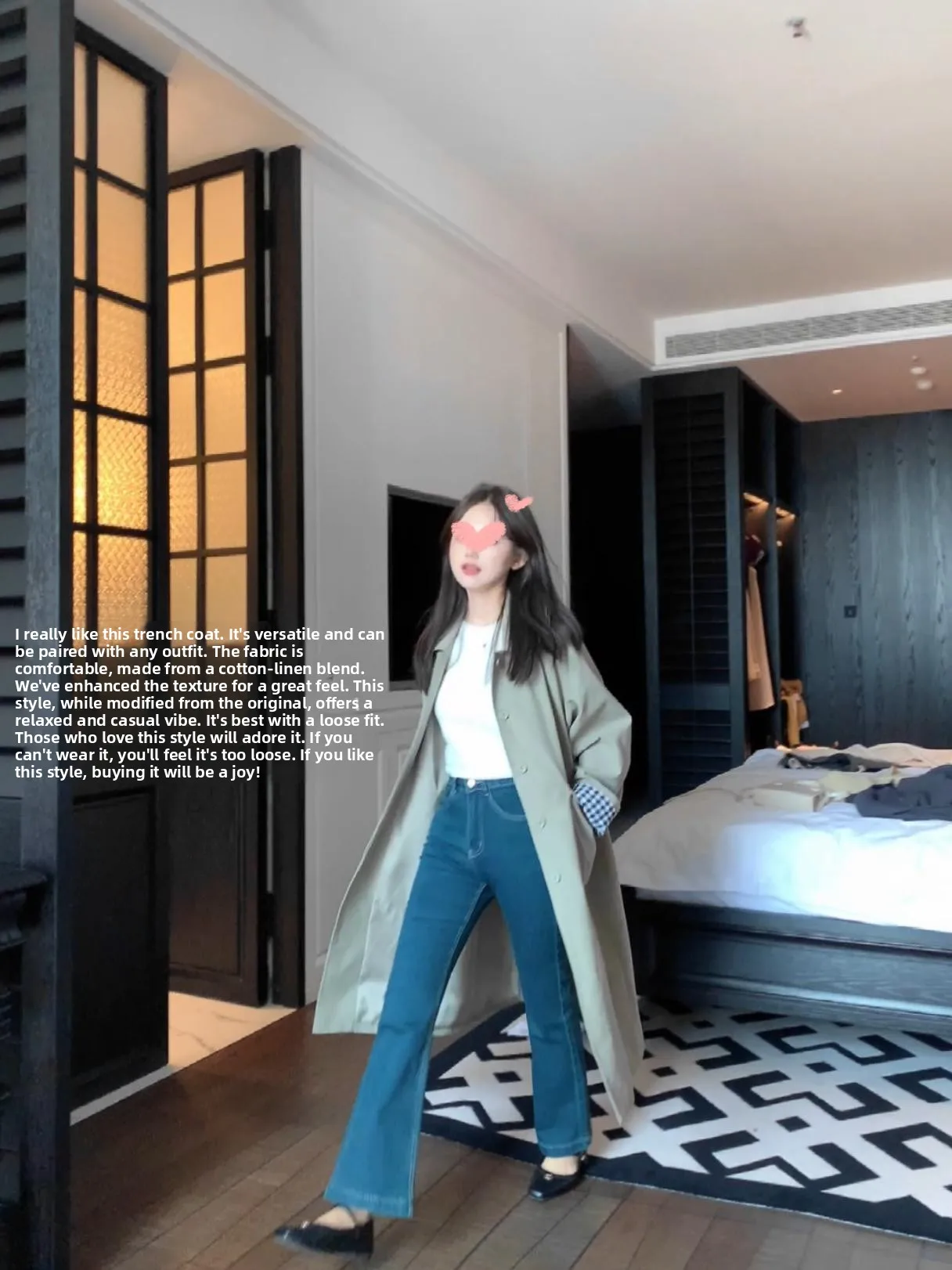 

Свободное корейское пальто-ветровка Oversize Sve Splicing до колена Boring Outfit Прямое длинное пальто Све