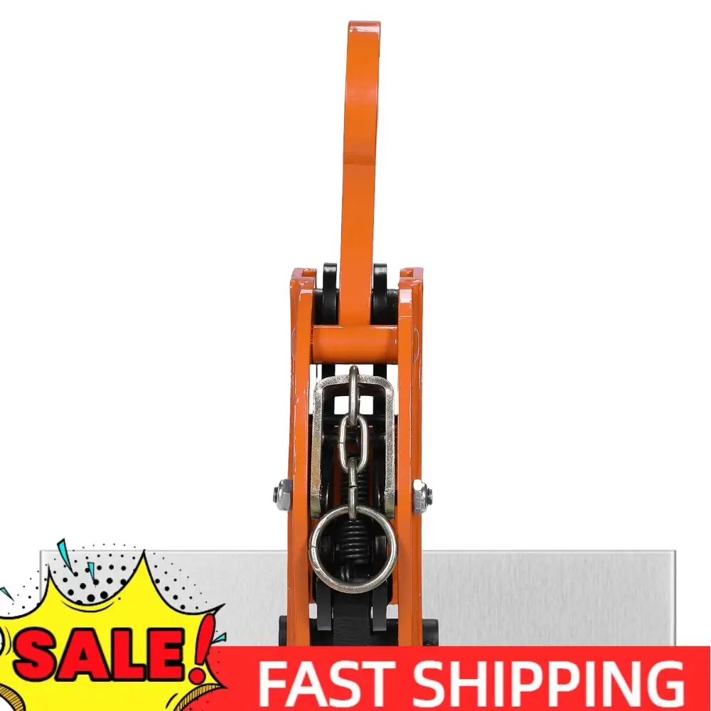 

Heavy Duty Steel Hoisting Hook Wear Resist Industrial Steel Plate Clamp Anti-Slip for Industry Crane Home Business