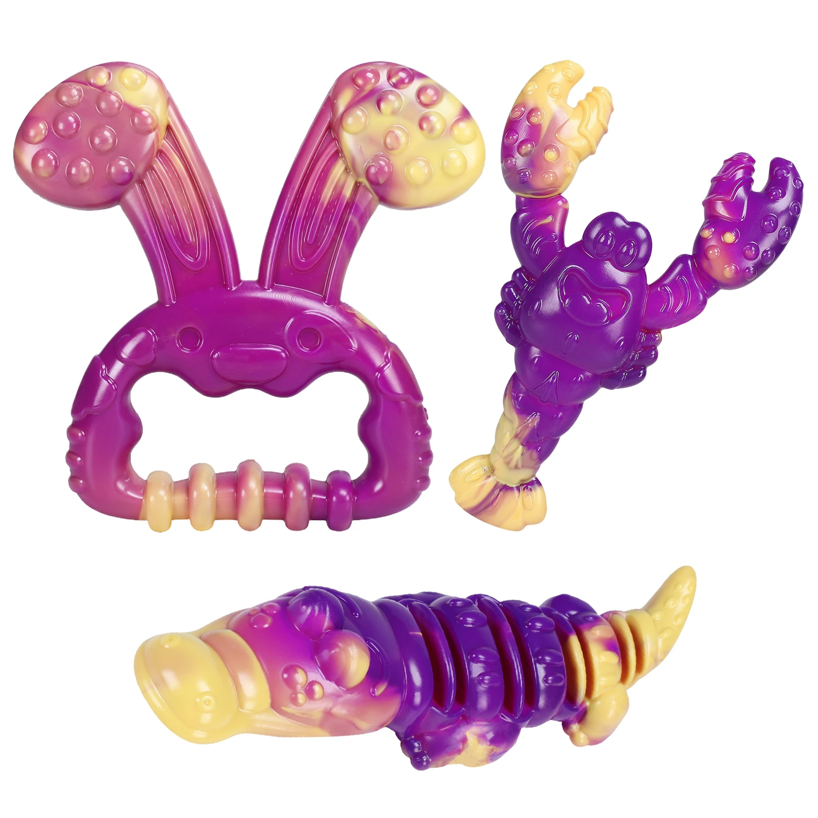 ألعاب الكلاب على شكل حيوان لعبة طب الأسنان للكلاب من النايلون لعبة تنظيف الأسنان للكلاب المتوسطة والكبيرة #2