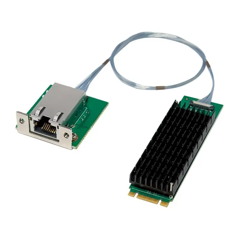 AED7-M.2 B+M Single-Port 10Gbe Network Card RJ45 Ethernet Network Adapter AQC107S T1 Control Grade Server Network Card