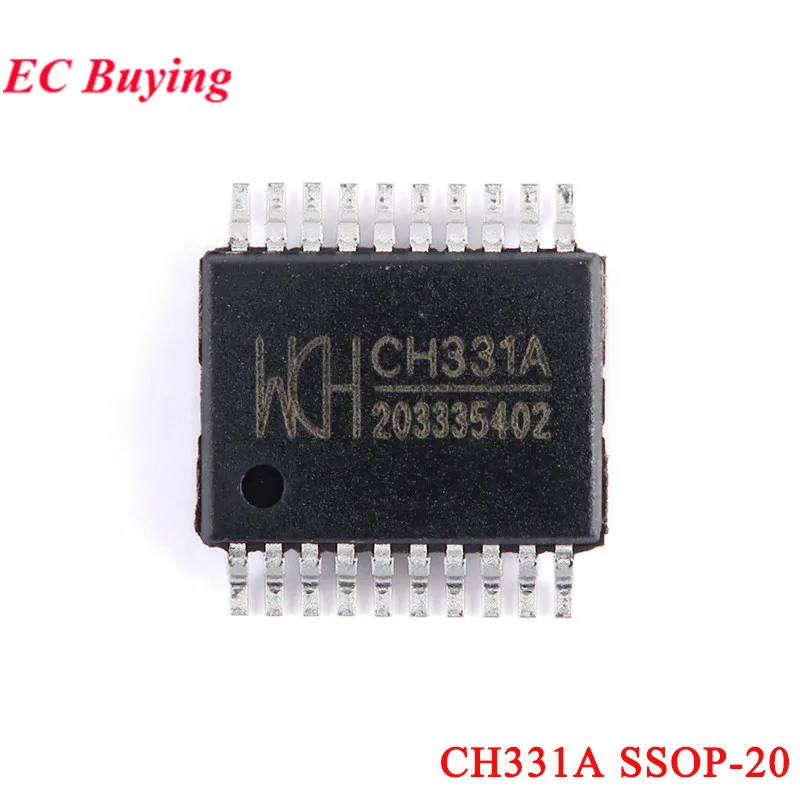 5 قطعة/1 قطعة CH315G USB تمديد كابل CH315H USB إشارة عزل CH317Q USB2.0 موسع CH331A قرص USB رقاقة التحكم IC الأصلي