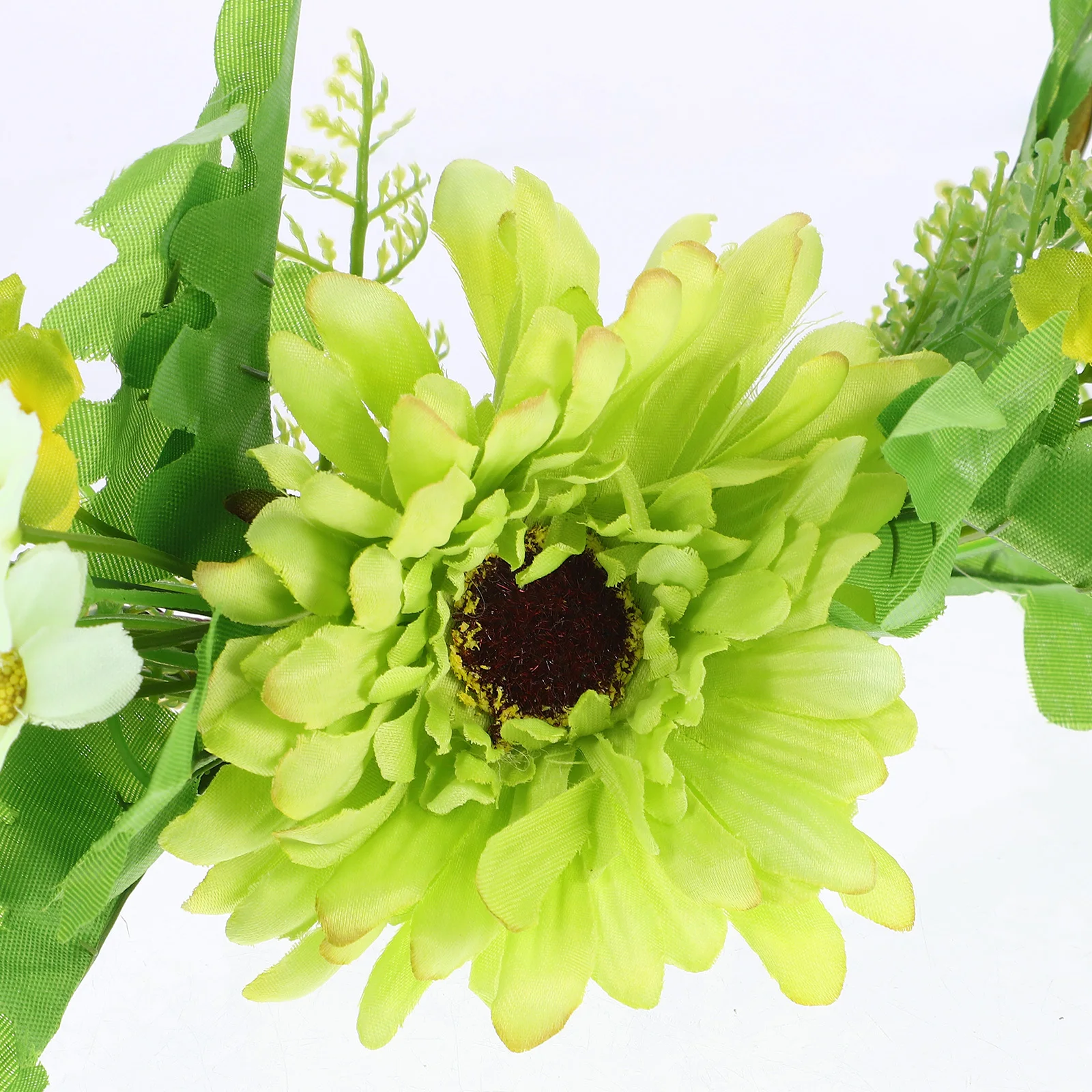 

1Pcs Realistic Flower Ring Lamp Complete Accessories Easy Assembly Home Decoration Bamboo Ring Lamp Flower Pendant