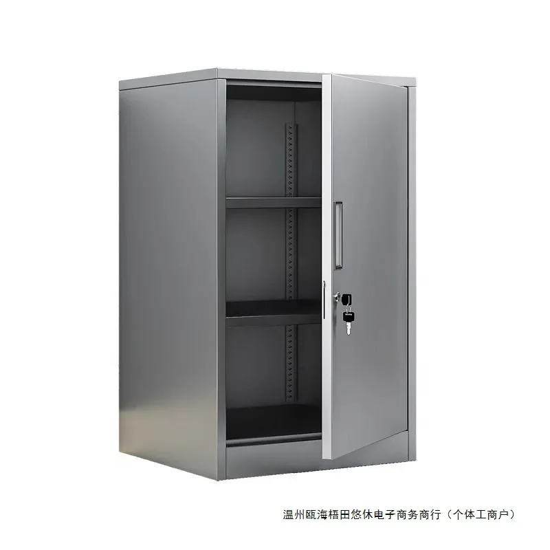 Stainless Steel Food Additive Cabinet Iron File Cabinet Single Door Locker Restaurant Canteen Sample Cabinet Others