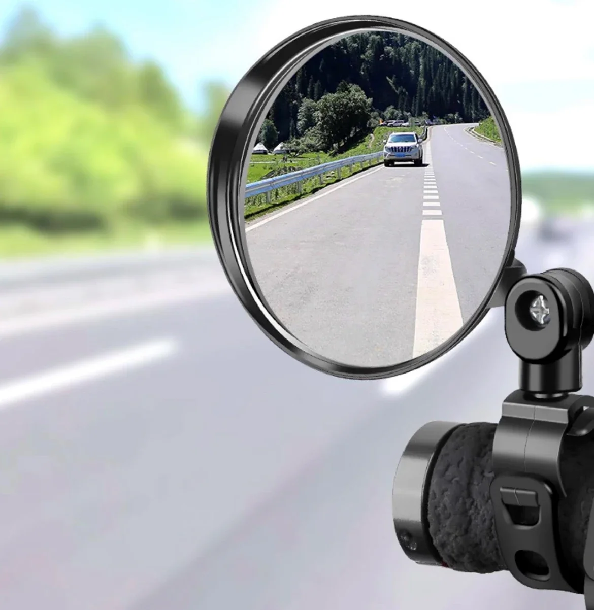 Bicycle Mirror Handlebar Rearview Mirror for Bicycle Motorcycle 360 Rotation Adjustable for Bike Riding Cycling Mirror