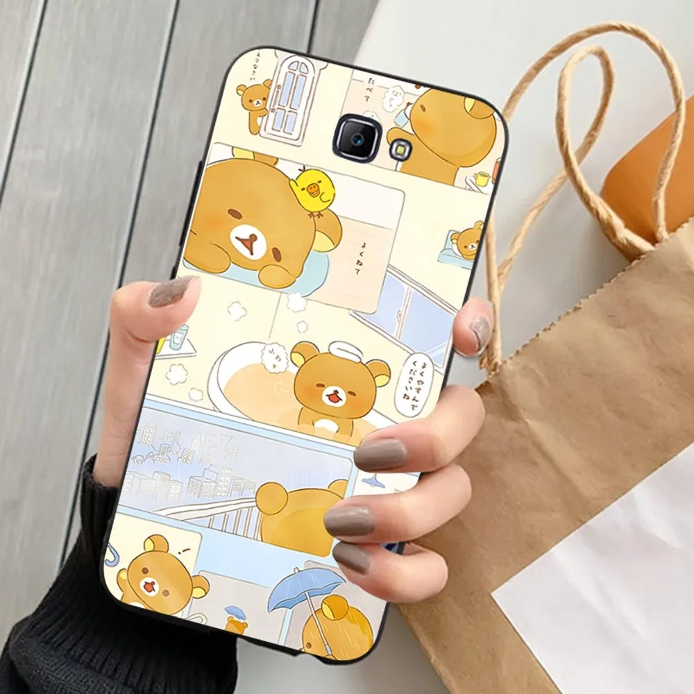 Rilakkuma Phone Case For Samsung J 7 plus 7core J7 neo J6 plus prime J6 J4 J5 Mobile Cover