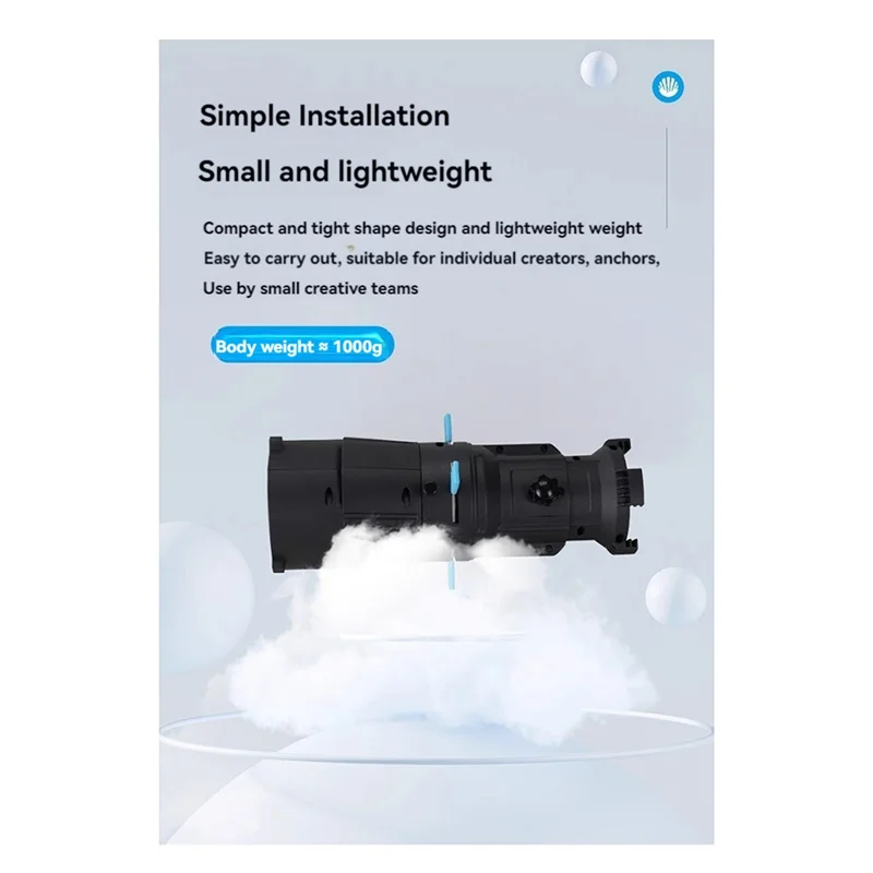 -A25M Focalize Snoot Photography Photo Condenser With Geometric Sheet Shapes Gobo Filter Gels For Photo Studio