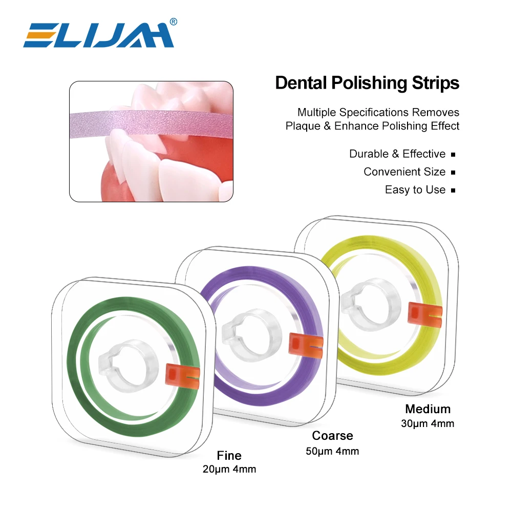 

ELIJAH 1 Roll Dental Polishing Strip Roll 6m*4mm Resin Teeth Grinding Whitening Sanding Shaping Dental Tools Dentist Material