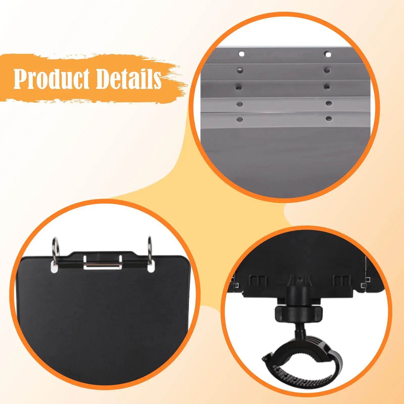 

Профессиональная подставка для нот для кларнета, прочный держатель для нот, одинарная подставка для инструмента для кларнета, для марширующих оркестров