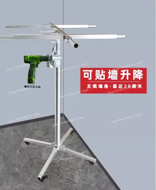(Popular Items Today)3.8m/4.1m Electric Manual 3-in-1 Multi-function Gypsum Board Lift Ceiling Artifact Woodworking Decoration S