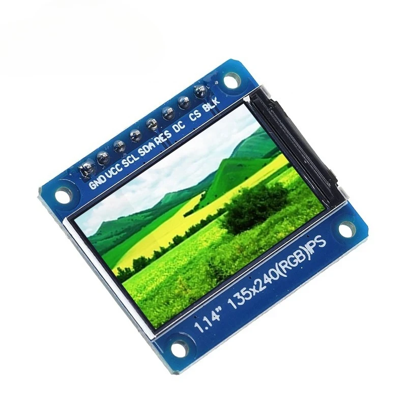 1.14 inch 3.3V 8PIN SPI HD Full Color TFT Display Screen ST7789 Drive IC 135*240 For Arduino