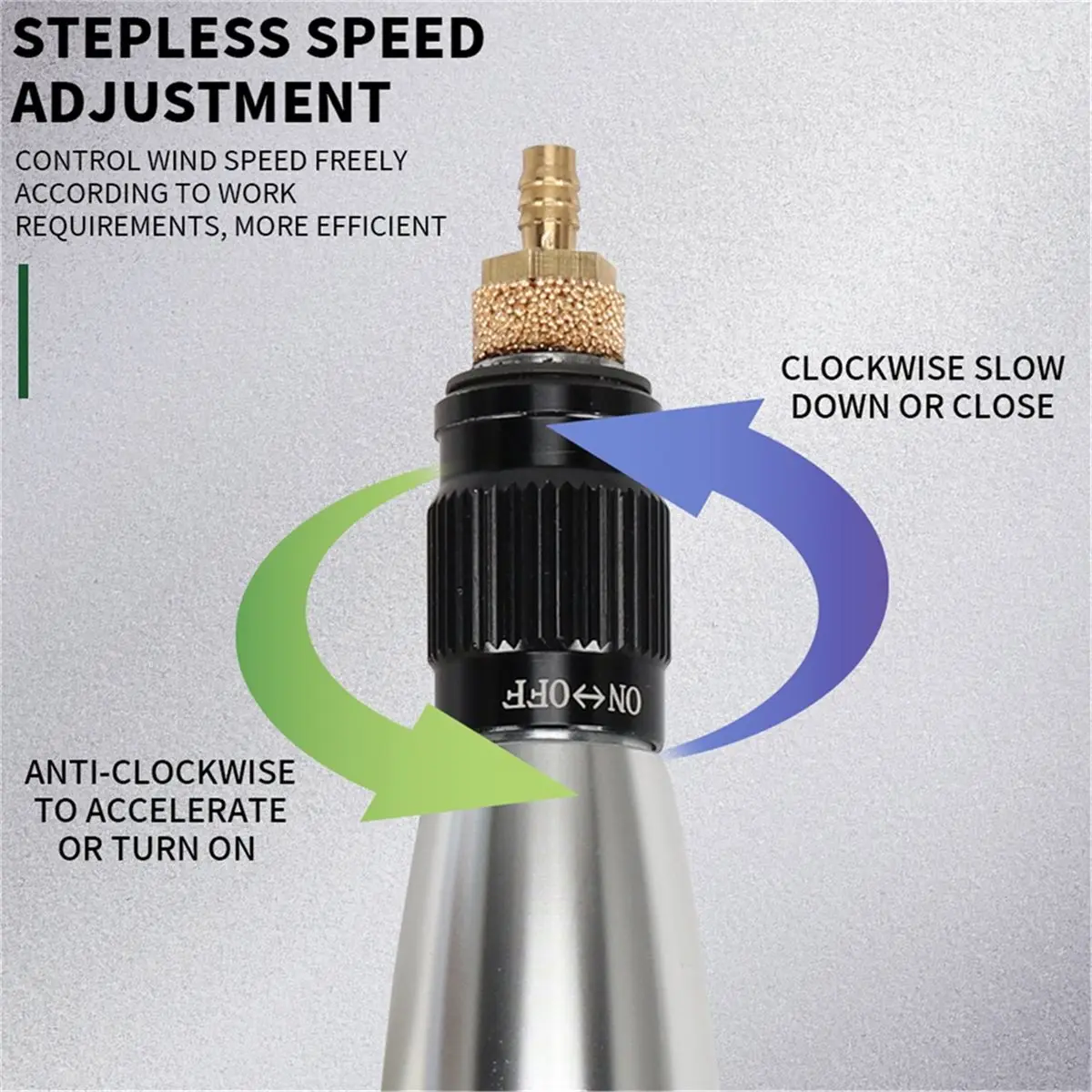 

2026 New Tool 1/8'' Ultrasonic Micro Pneumatic Air Pencil Die Grinder Reciprocating Grinding File for Polishing and Deburring