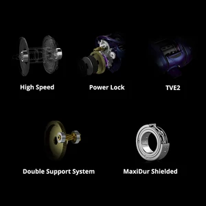 Kastking Royale Legend III Long Cast Baitcasting Reel, High Speed Fishing Spool, 7kg Max Drag, 6bb + 1RB, 7.2: 1 Main Main Sales Long Cast Praia - №9