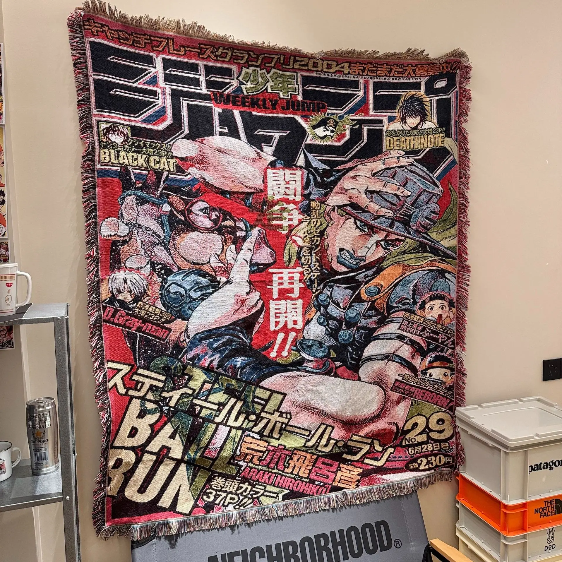Anime Jojo Bizarre Adventure Retro Tapestry Home Personalized Gift Hippie Style Wall Carpets Ideal Hanging Dorms Home Decor