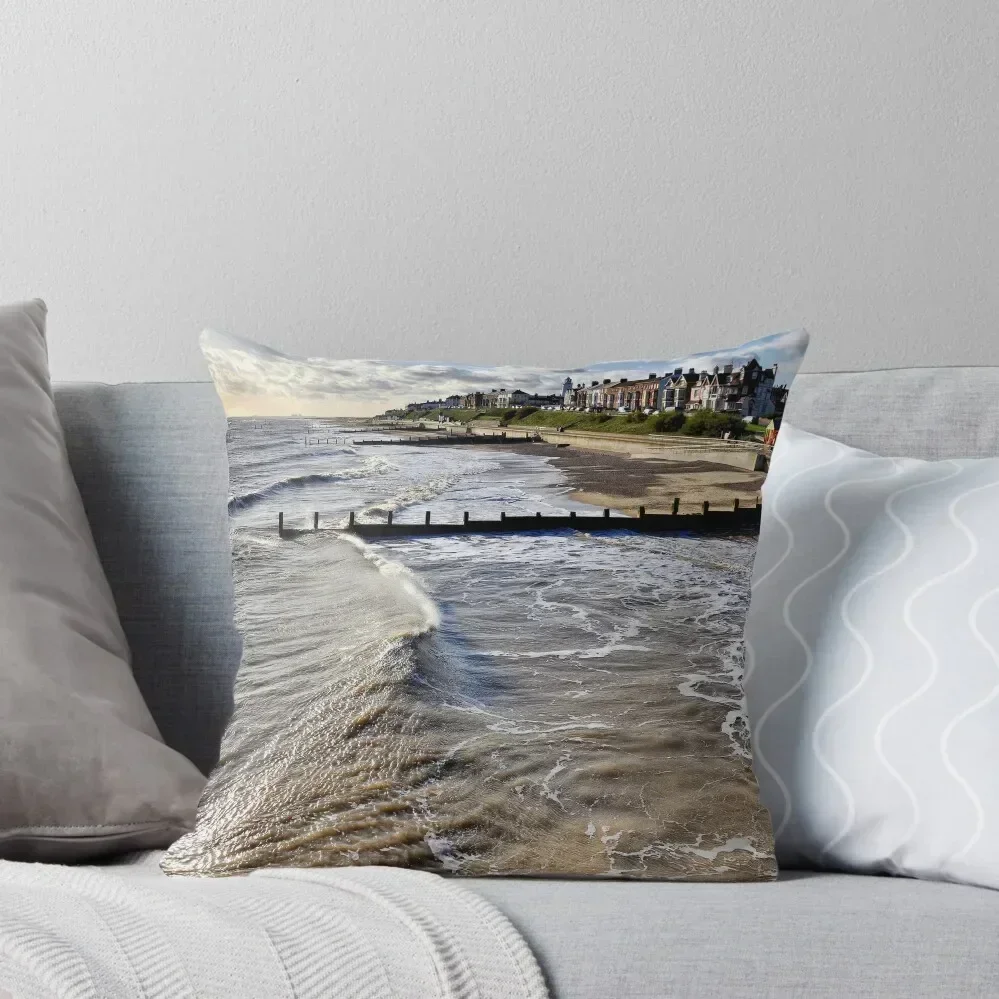 View along the beach Throw Pillow luxury throw pillow covers Cushion Cover For Sofa bed pillows Pillowcases Bed Cushions pillow