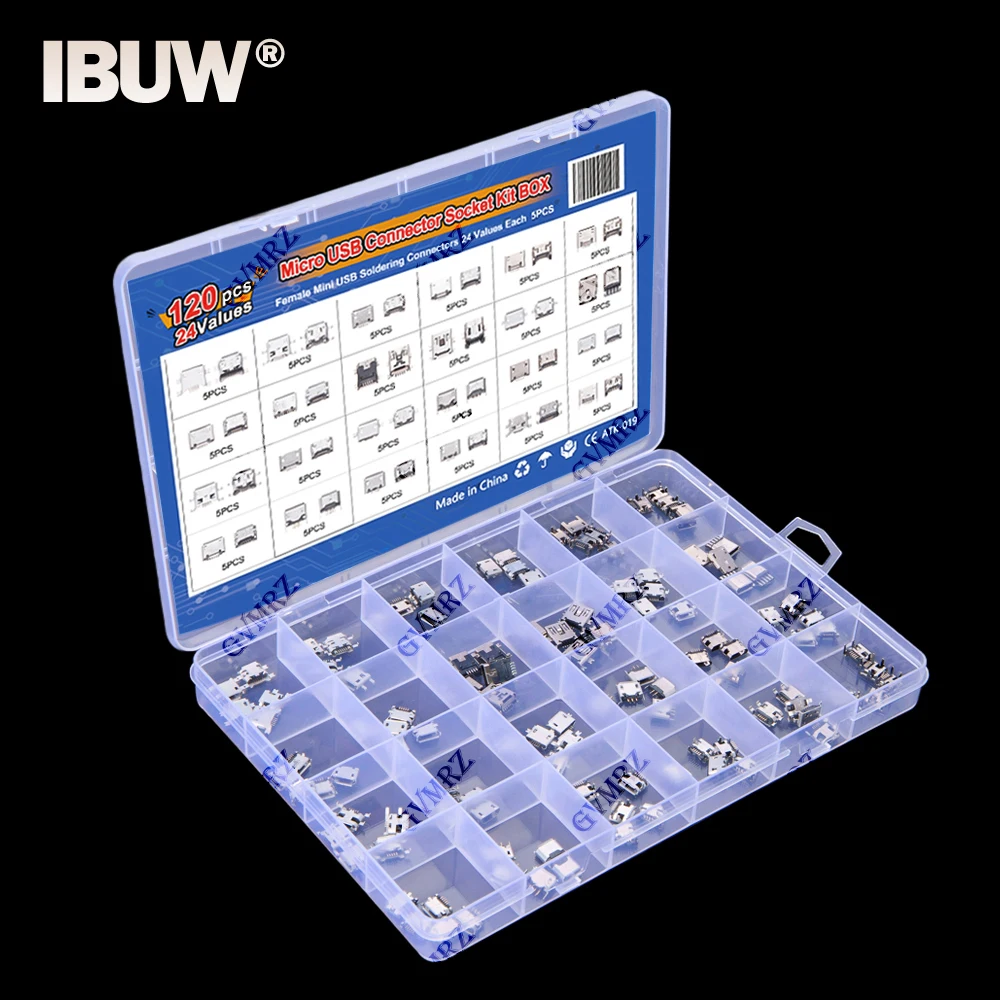 120Pcs Micro Usb Co…