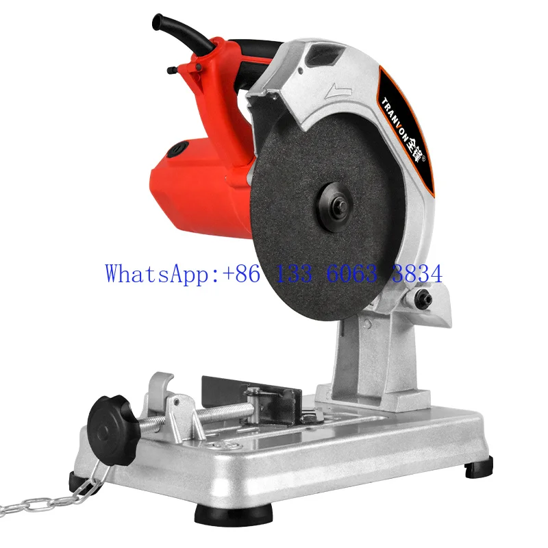 3800W Mini Profile Cutting Machine 0-45 Degrees Table Cutter Mini Electric Saw Table Saw for Cutting Metal Wood Plastic