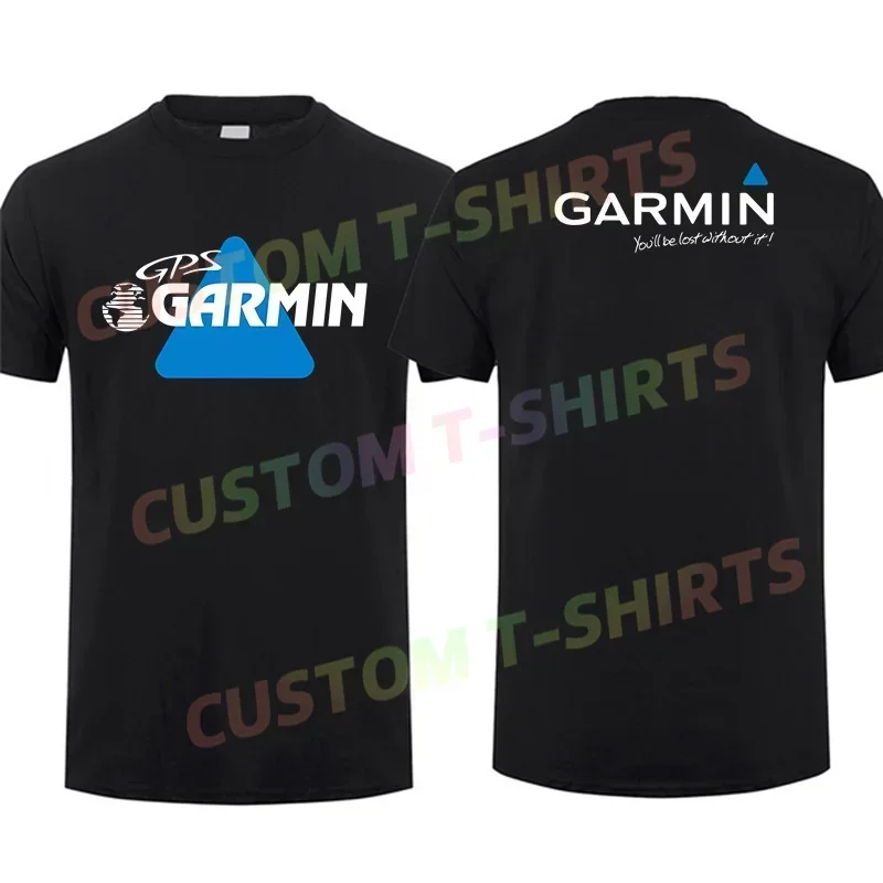 

2024 Summer 100% Cotton Men T Shirt Casual Garmin Fusion Marine Audio Entertainment Logo T-shirt Graphic Short Sleeves S-3XL Tee
