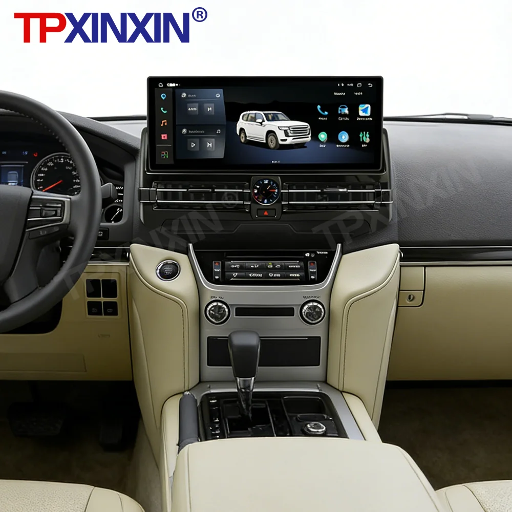 

Android Auto Carplay 15.6" Screen For Toyota Land Cruiser 200 Series LC200 2007-2020 Car Radio GPS Navi Stereo Multimedia Player