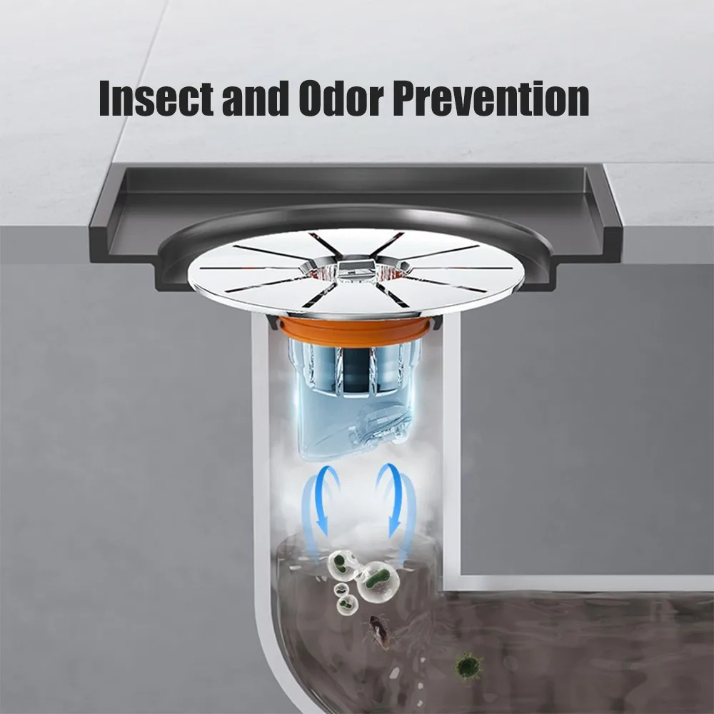 ORIENTAL YUHONGX Anti Odor Proof Floor Drain Core Sink Odor-resistant Valve Floor Drain Water Drain Filter Shower Strainer