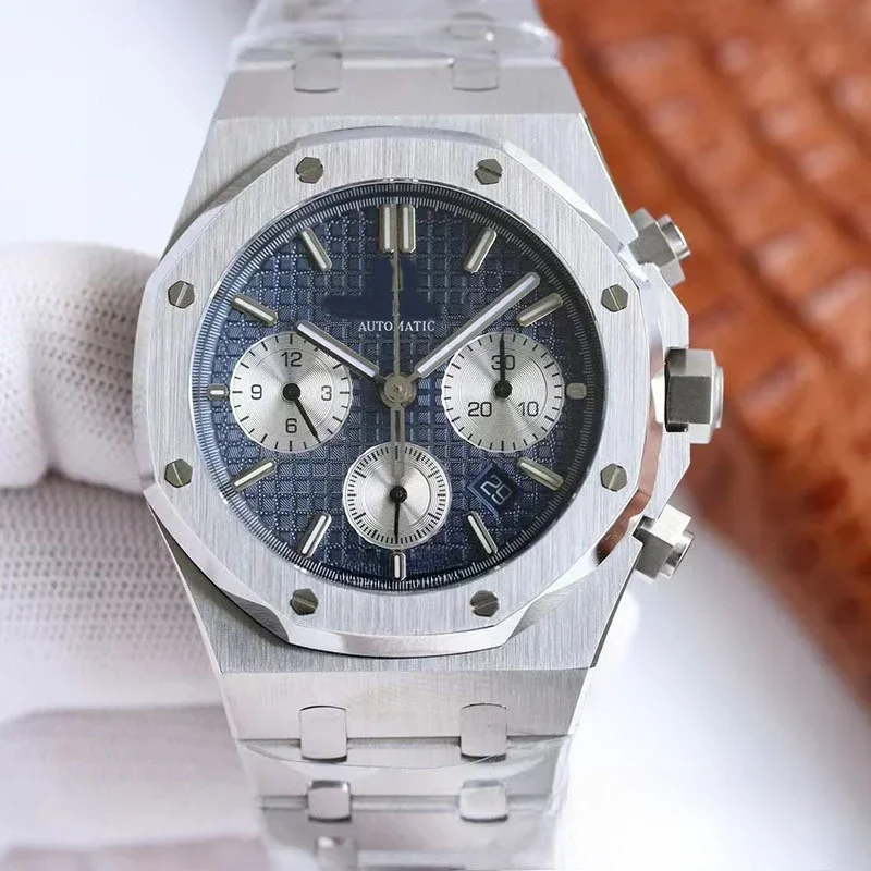 2025 Popular Royal Oak Chronograph Series Fully Automatic Mechanical Movement Men's Luxury and Distinguished Watch