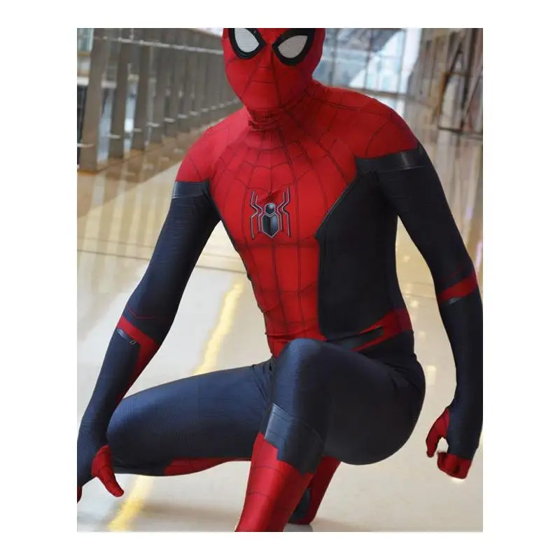 Far From Home Costume Spiderman super-héros Zentai Costume Spider Man Cosplay pour hommes combinaison body carnaval Halloween Costumes